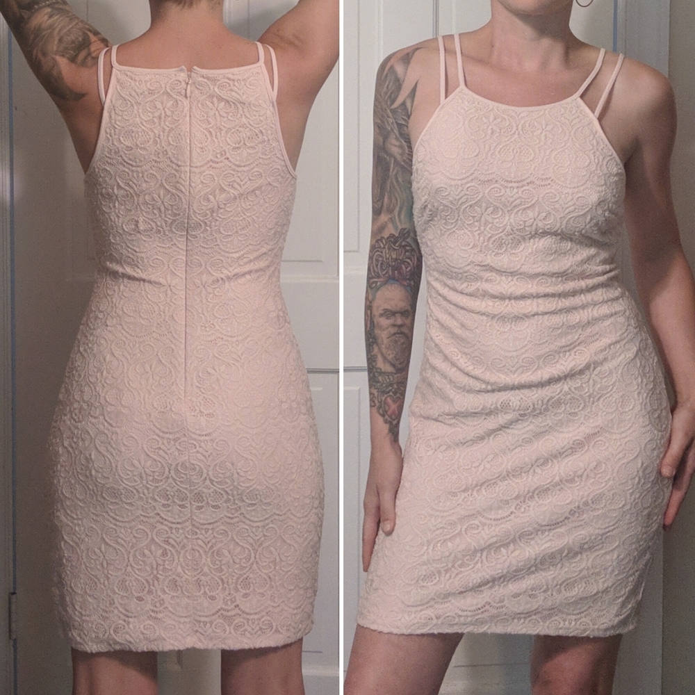 🤍 Guess Little Pink Cocktail Dress 🤍 SZ10 🤍🖤